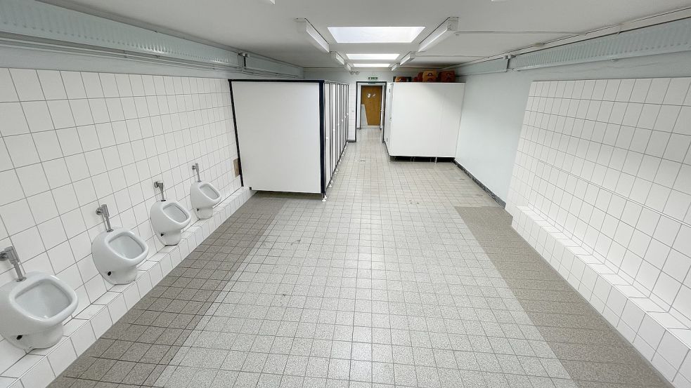 Stilles Örtchen: Toiletten an der Grundschule Grüner Weg. Der Stadtelternrat scheiterte mit einem Antrag, die sanitären Anlagen zu sanieren. Foto: Päschel