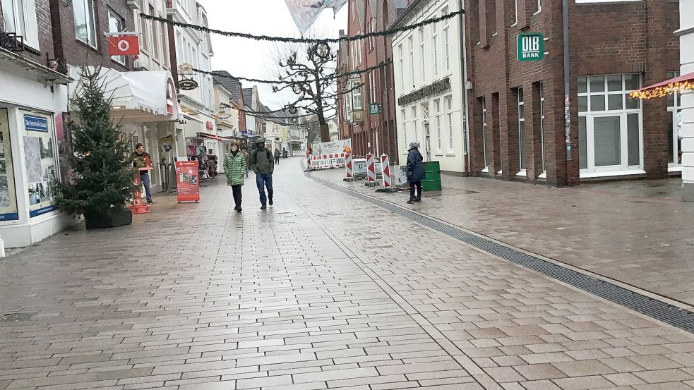 Die Osterstraße ist wieder begehbar. Foto: Boschbach