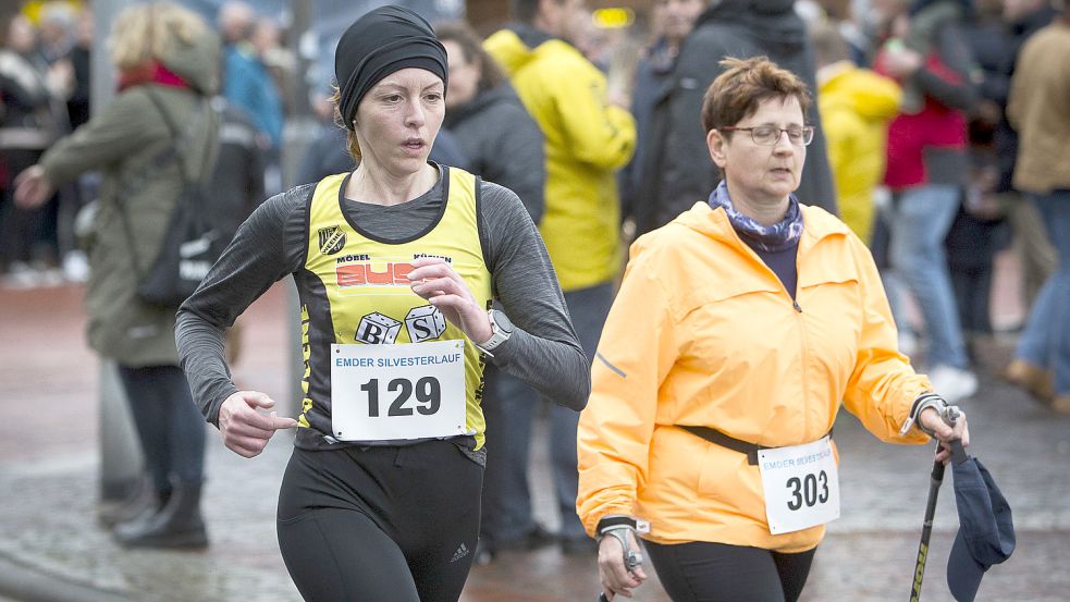 Verena Coordes vom TuS Weene siegte mit einem großen Vorsprung bei den Frauen. Foto: Doden/Emden