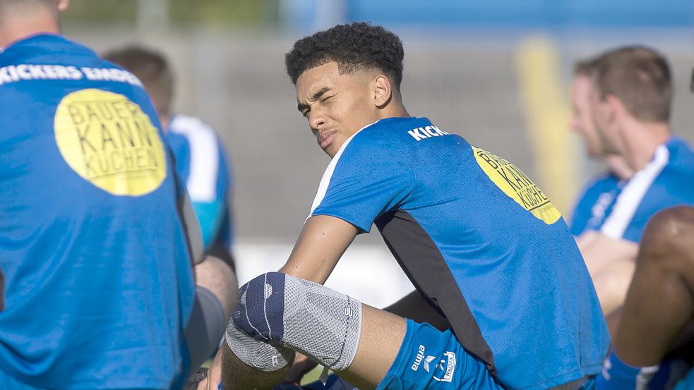 Beim Sommer-Auftakt war Ramon Issa noch dabei, am Mittwoch beim Winter-Trainingsstart ist er nun in Papenburg und nicht mehr in Emden. Foto: Doden/Emden