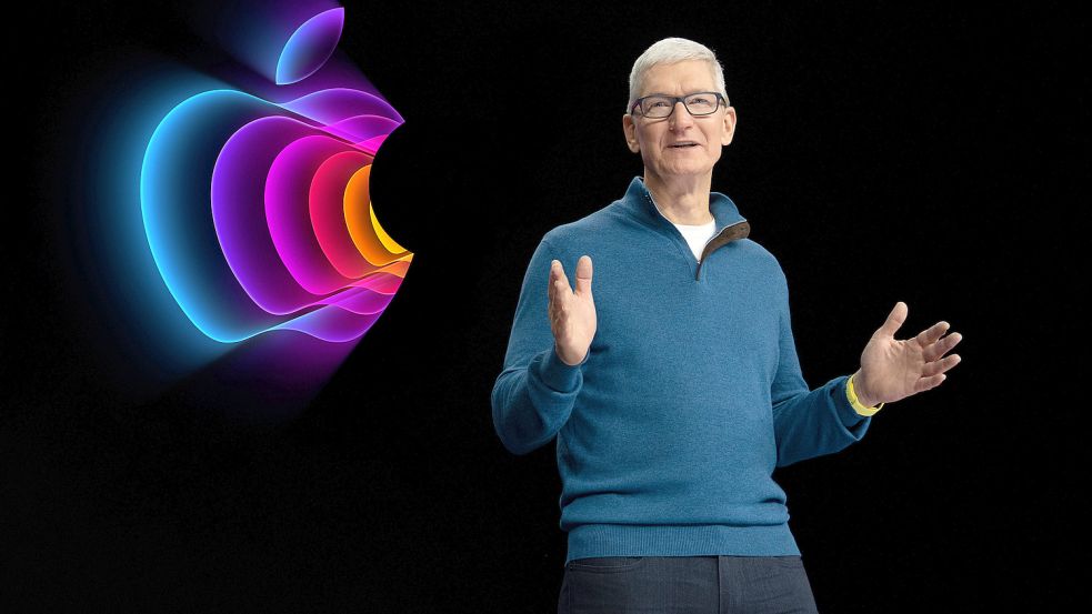 Apple-Chef Tim Cook soll 40 Prozent weniger Vergütung bekommen als im Vorjahr. Foto: dpa/Apple