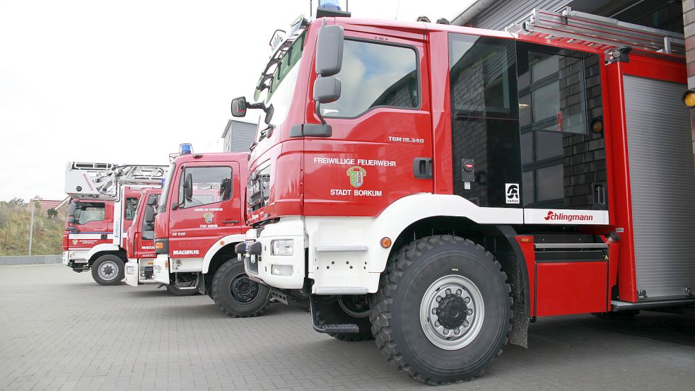 Die Feuerwehr Borkum bekommt mehr Geld. Foto: Heidtmann/Archiv