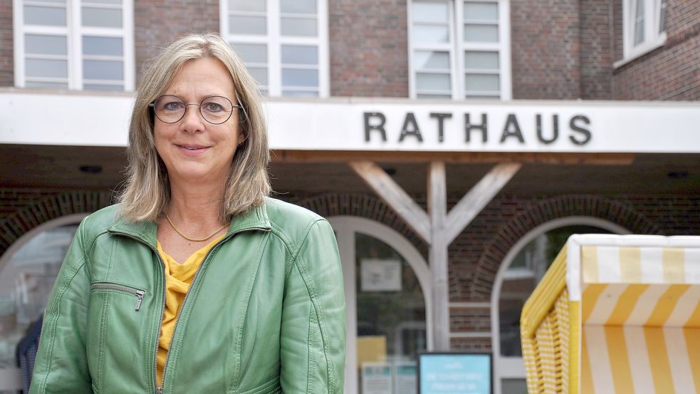 Heike Horn (parteilos) ist seit 2019 Bürgermeisterin auf Langeoog. Foto: Ullrich
