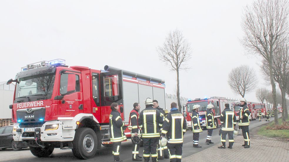 Rund 40 Einsatzkräfte waren vor Ort. Foto: Rand/Feuerwehr