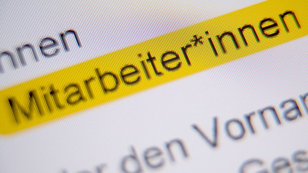 SPD und Grüne sprechen sich für das Gendern im öffentlichen Dienst in Niedersachsen aus. Foto: Sebastian Gollnow/dpa