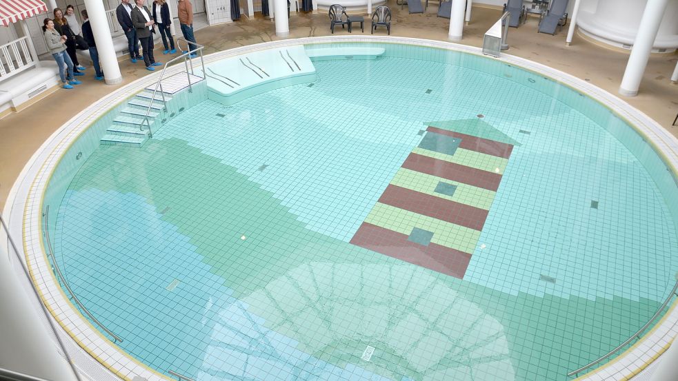 Das Schwimmbad Oase wird derzeit noch umgebaut. Im Bereich der Sauna wird sie erweitert, was eine Diskussion zu Bauplan-Änderungen und Ferienwohnungen losgetreten hat. Foto: Hillebrand/Archiv