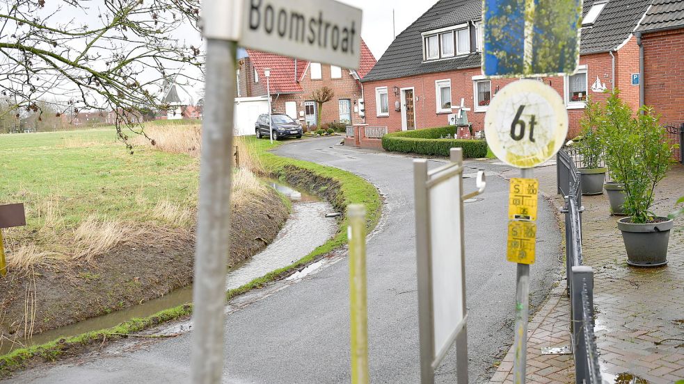 Unter anderem in der Boomstroat greift bis auf Weiteres eine sogenannte Veränderungssperre. Futo: Wagenaar/Archiv