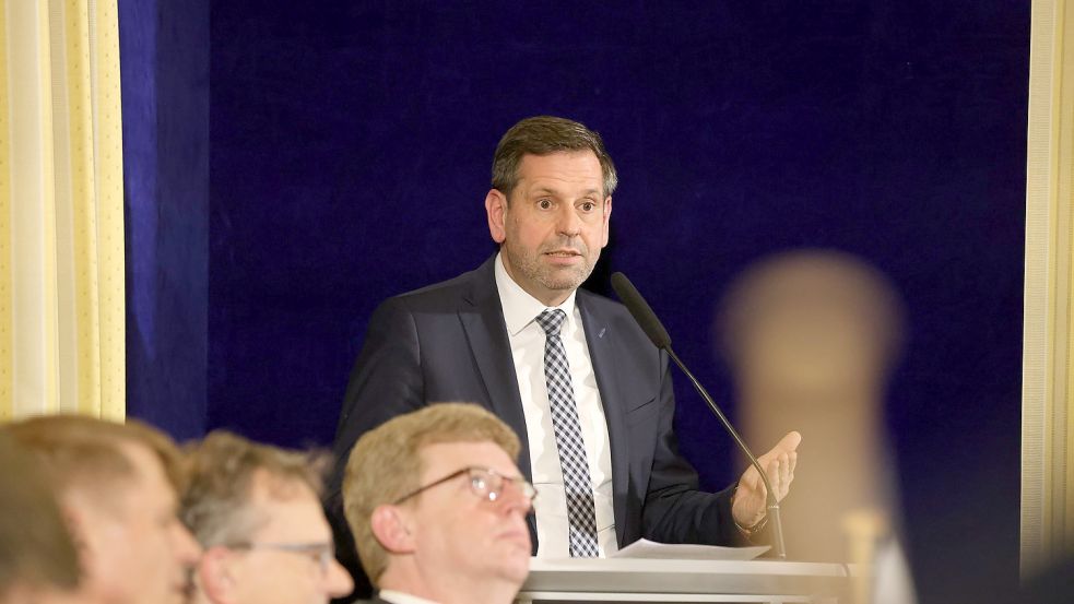 Hauptredner des Abends: Niedersachsens Wirtschaftsminister Olaf Lies (SPD). Foto: Hock