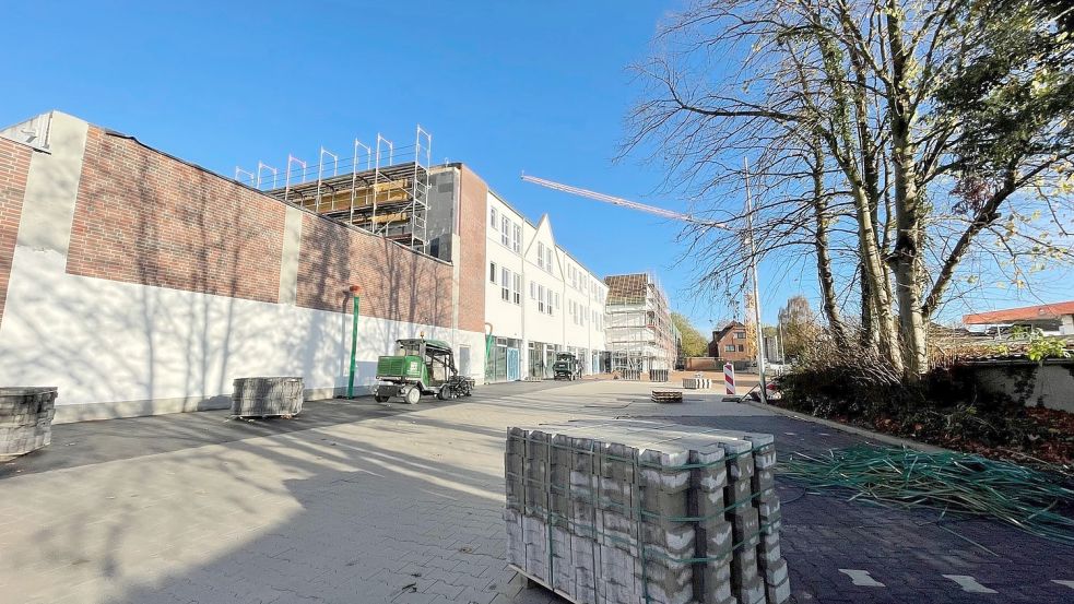 Das Einkaufszentrum am Pferdemarkt in Aurich wird weiter wachsen. Foto: Archiv/Boschbach