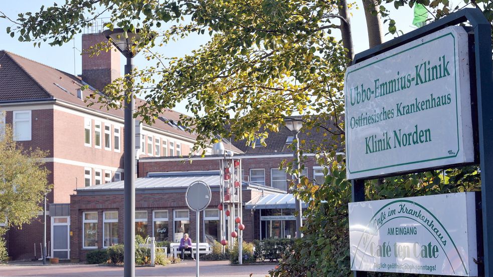 Der Förderverein der Ubbo-Emmius-Klinik in Norden prangert die Situation im Krankenhaus an. Foto: Archiv