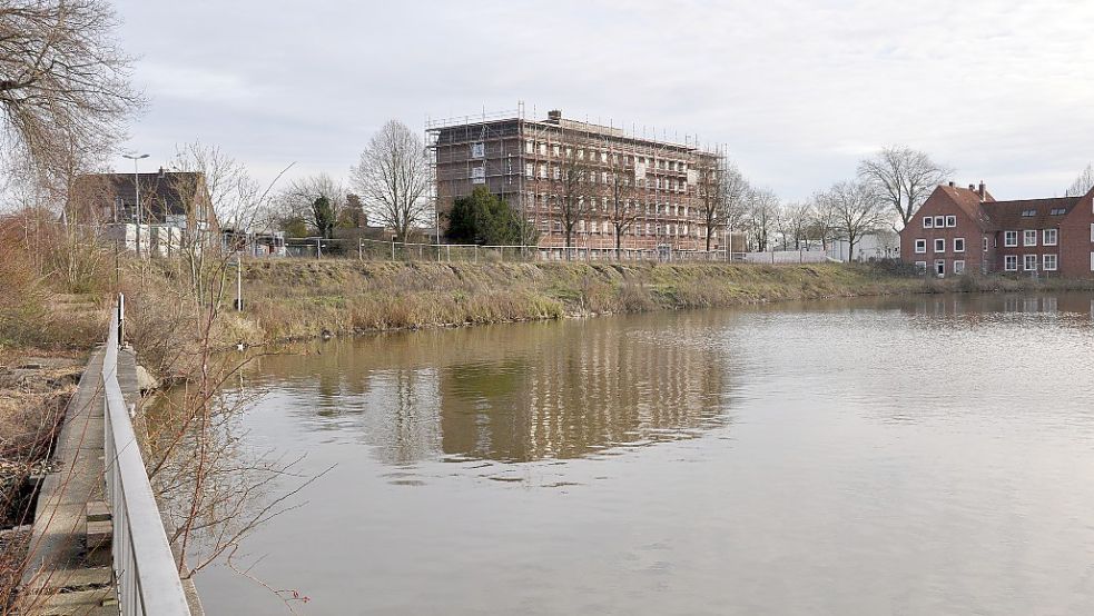 Ein Ausdruck der aktuellen Krisen: Am Hafenkopf geht es nicht voran. Foto: Wolters/Archiv