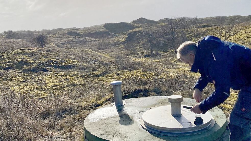 So sieht ein typischer Trinkwasserbrunnen im Borkumer Ostland aus. Foto: Nordseeheilbad Borkum GmbH