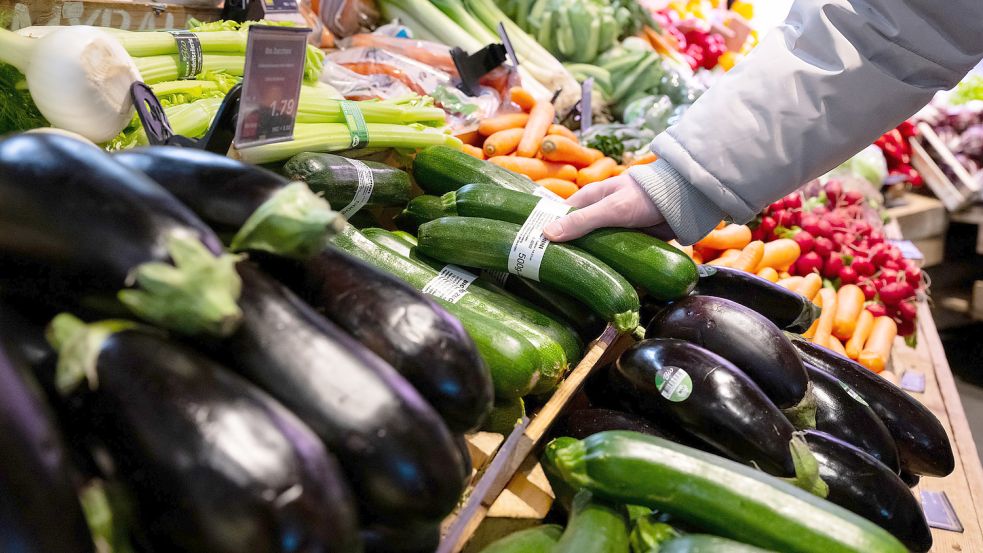 Die Preise für Gemüse aus dem Ausland sind in den letzten Wochen erheblich angestiegen. Dies soll sich jedoch wieder ändern. Foto: Hoppe/DPA