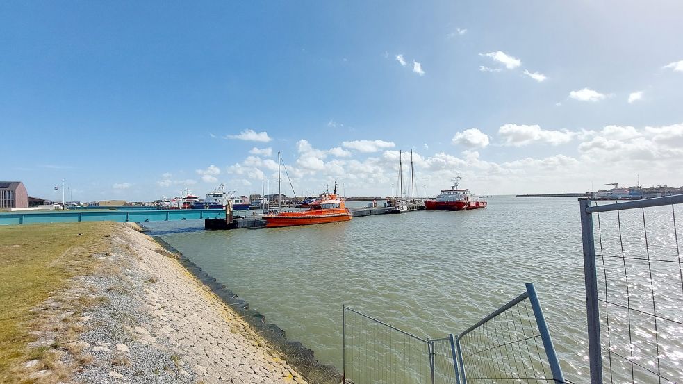 Die Beamten des Wasserzolls auf Borkum agieren im und vom Hafen der Insel aus. Foto: Ferber