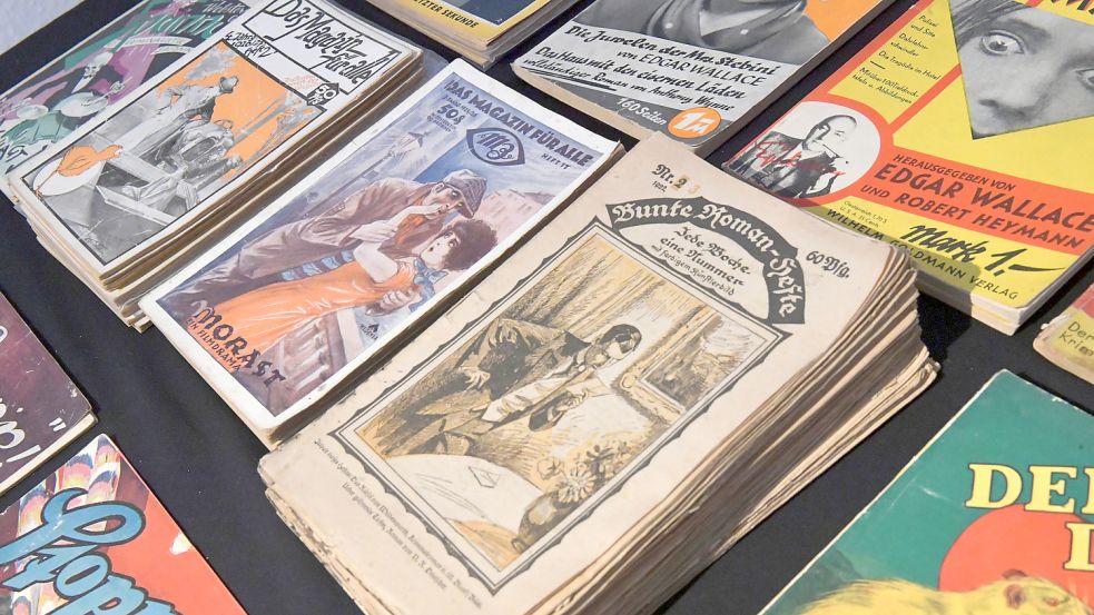 Keine Weltliteratur, aber unterhaltsam und beliebt: Roman- und Krimiheftchen für den kleinen Geldbeutel. Foto: Ortgies