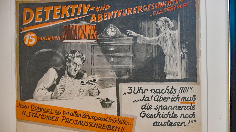 So wurde früher für Krimis geworben. Foto: Ortgies