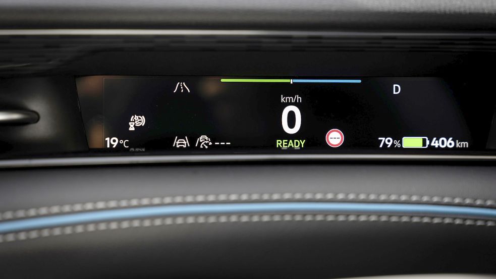 Das kleine Display ausschließlich für den Fahrer.