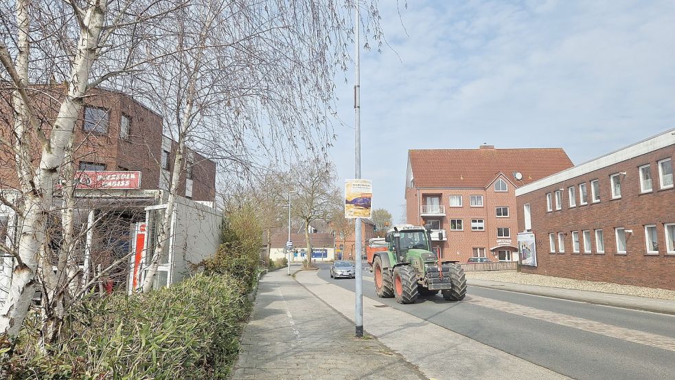 Die L 31 führt mitten durch Weener. Foto: Gettkowski