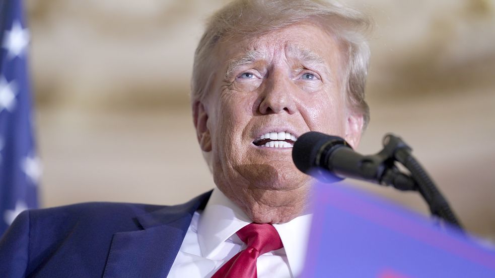 In einem Interview bei Fox News hat Donald Trump von seiner Festnahme vergangene Woche berichtet. Foto: dpa/AP/Evan Vucci