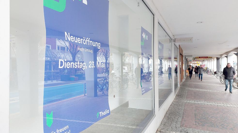 Die Thalia-Filiale zieht von der Fußgängerzone Zwischen Beiden Sielen an die Neutorstraße. Am 23. Mai soll sie dort neu eröffnen. Foto: Hanssen
