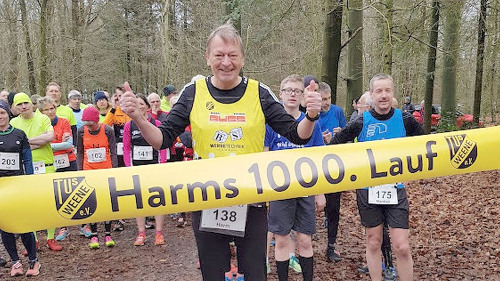 Harm Park zeichnet Daten und Fakten rund um den Ossiloop auf. Foto: Privat
