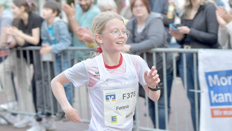 Die erst zwölfjährige Fenna Schoon vom SV Großefehn gewann die Wertung der weiblichen Jugend.