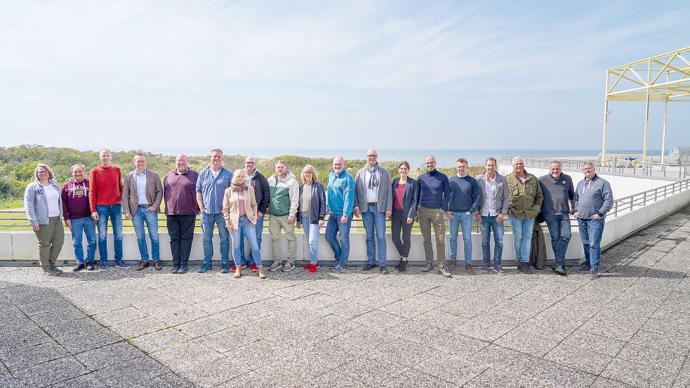 Die Teilnehmenden der Tagung haben sich mit Borkums Zukunft beschäftigt. Foto: NBG