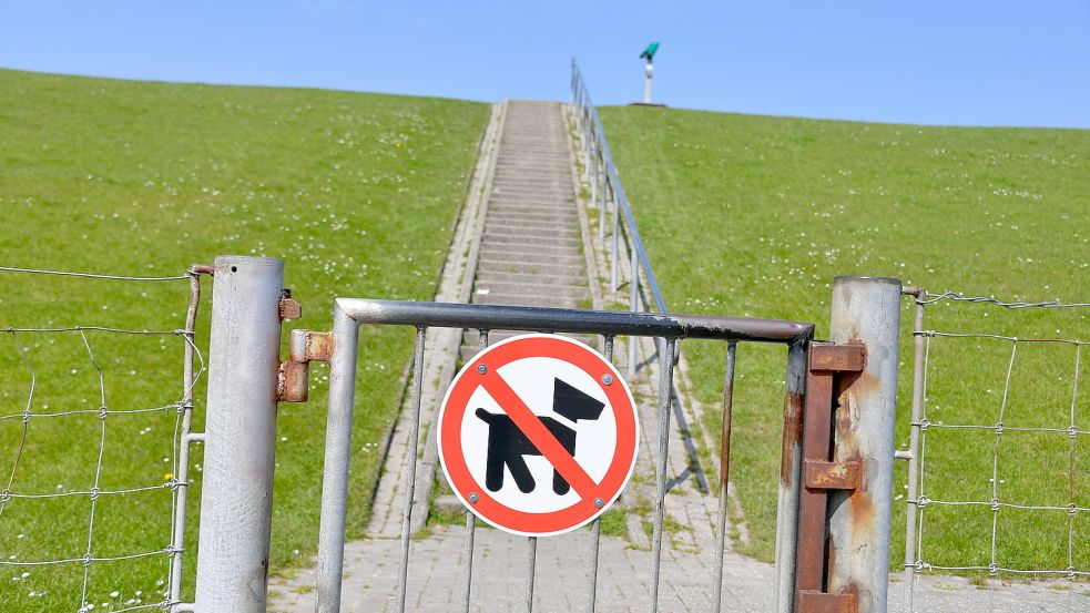 Mancher Besucher wird erst kurz vor dem Ziel auf das Hundeverbot aufmerksam. Foto: Wagenaar