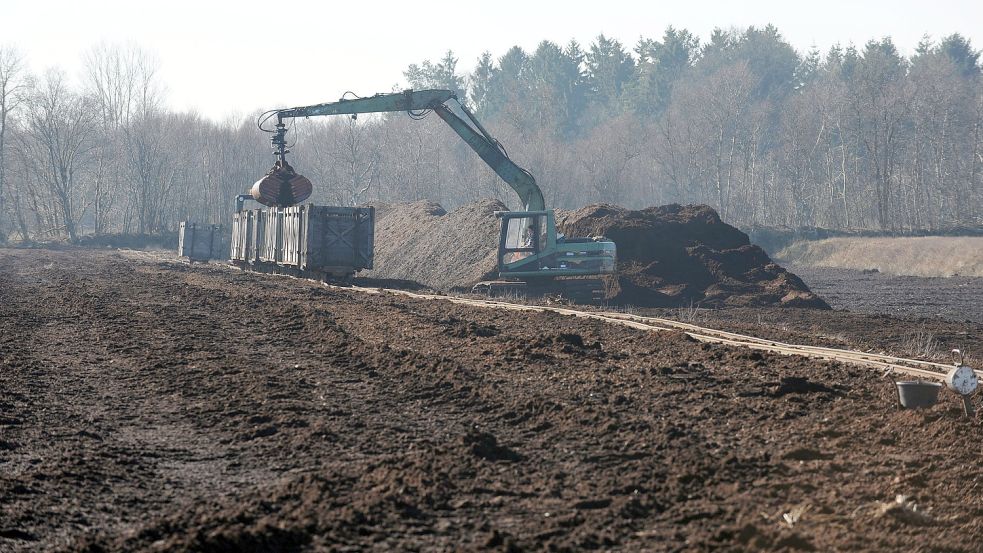 Torfabbau ist immer noch eingplant, allerdings nur noch auf wenigen Flächen. Foto: Carmen Jaspersen/dpa