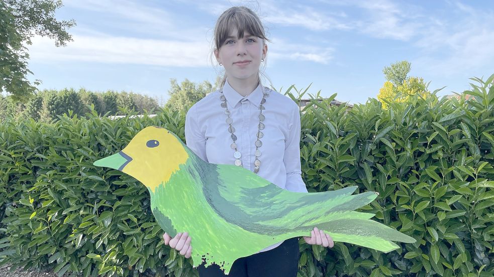Die zwölfjährige Laura Troitzschel wurde neue Gemeindejugendkönigin. Foto: Hinderks
