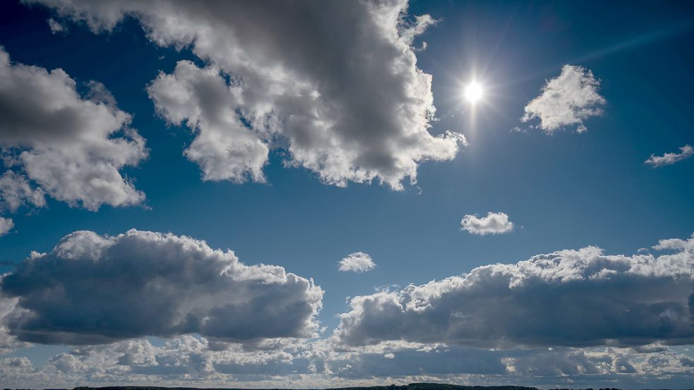 Ein Wechselspiel zwischen Sonne und Wolken soll es am Sonnabend geben. Foto: dpa