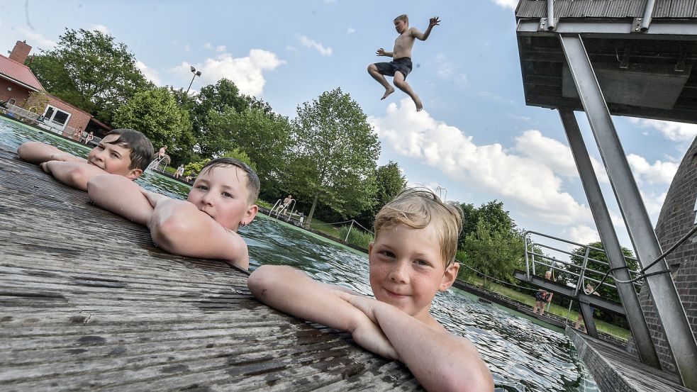 In Riepe gibt es ein Naturbad. Foto: Ortgies