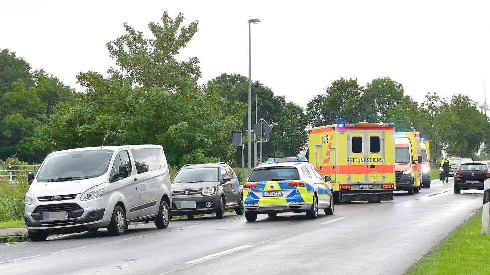 In Jennelt hat es einen Verkehrsunfall gegeben. Foto: Wagenaar