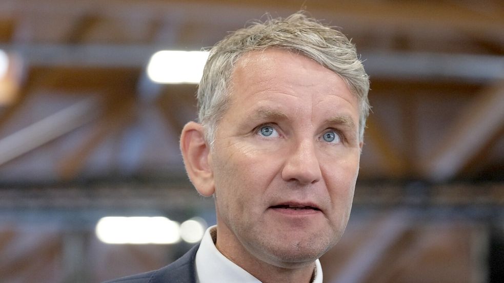 Der Thüringer AfD-Chef Björn Höcke, hier bei der AfD-Europawahlversammlung in Magdeburg. Foto: Sebastian Willnow/dpa