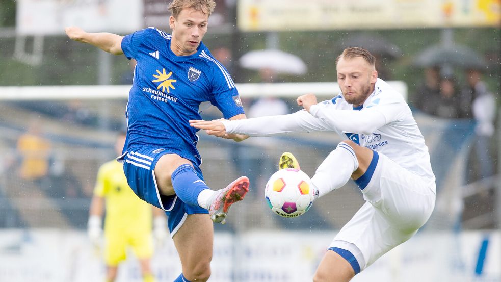 David Schiller weiß sich zu behaupten. Foto: Doden/Emden