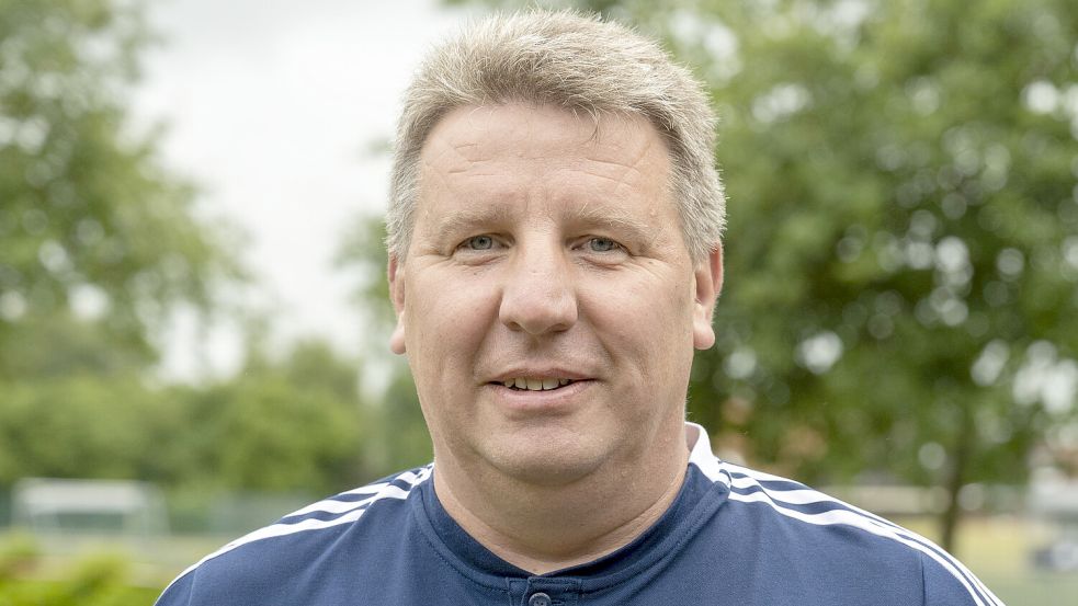 Hages Trainer Mario Look hatte mit seinem Team die drei Punkte schon vor Augen.