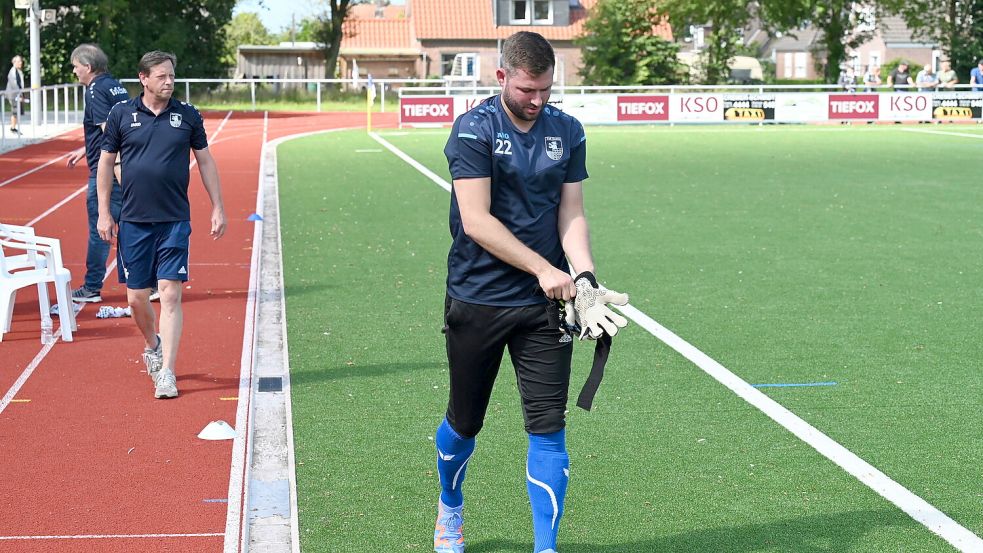 Robin Sikma wird für den verletzten Kapitän Hannes Havemann das Esenser Tor hüten. Foto: Steenhoff