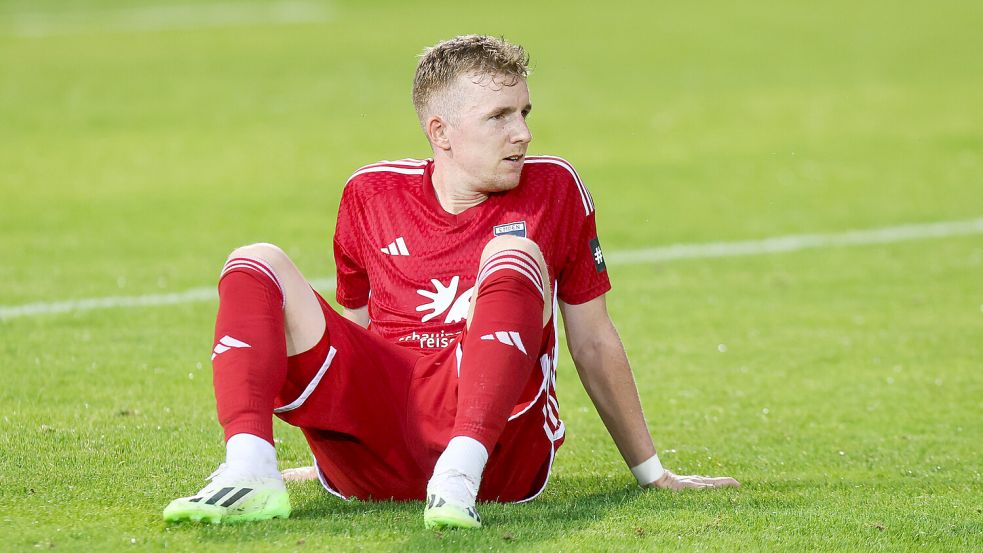 Wie schon nach der 2:3-Niederlage in Meppen gab es auch in Schöningen nichts zu holen für Tobias Steffen und Mitspieler. Foto: Doden/Emden