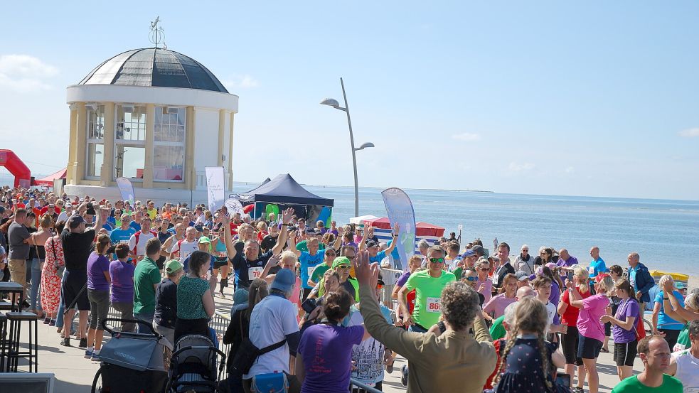 Der Viertelmarathon zählte in diesem Jahr 355 Teilnehmende. Foto: Ferber