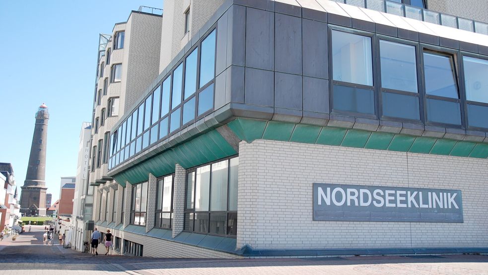 Rund 180 Betten beherbergt die Nordseeklinik in der Buberstraße. Foto: Ferber