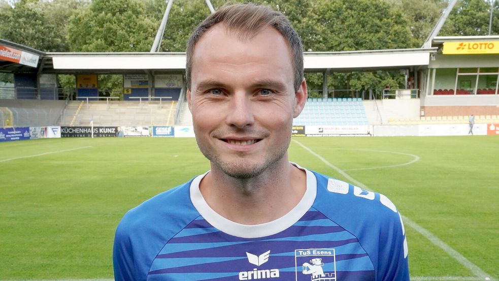 Manuel Meints besaß für Esens eine sehr gute Möglichkeit. Foto: Steenhoff