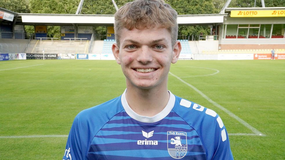 TuS-Mittelfeldspieler Luca Janssen ist nun volljährig. Foto: Steenhoff