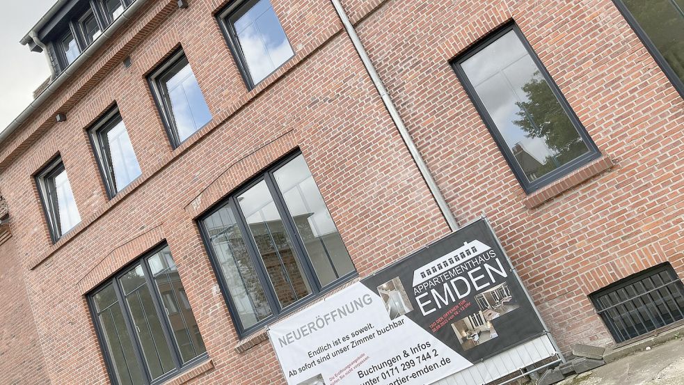 Feiert am Samstag Neueröffnung: Das Appartementhaus Emden an der Martin-Faber-Straße 6. Foto: Schuurman