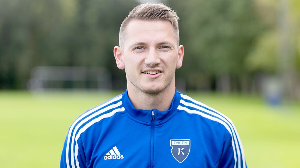 Auch Julian Stöhr wechselte vor der Saison von Delmenhorst zu Kickers. Foto: Doden/Emden