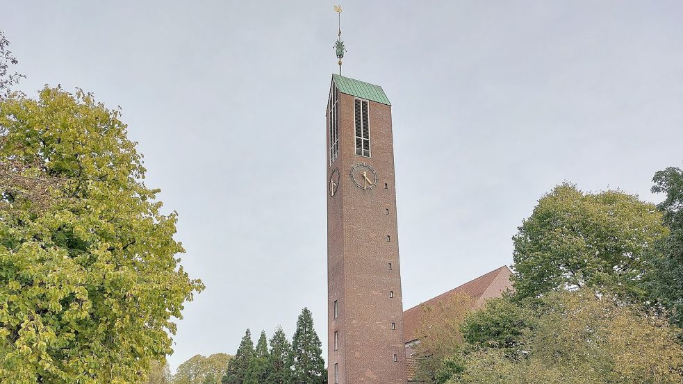 Der markante Turm der Martin-Luther-Kirche. Foto: Hanssen