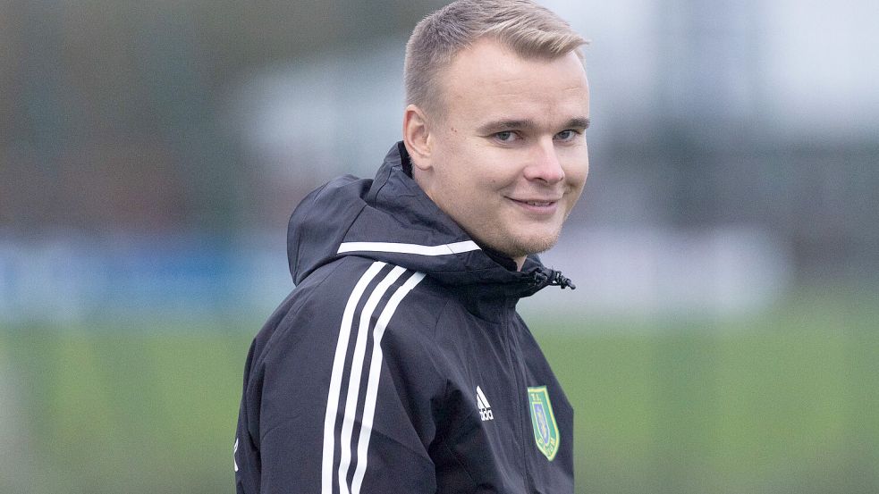 War mit seinem Team zufrieden: Jonas Petersen. Foto: Doden/Emden