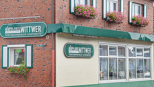 Das Hotel Wittwer befindet sich im Emder Stadtteil Borssum an der Petkumer Straße. Foto: Hotel Wittwer