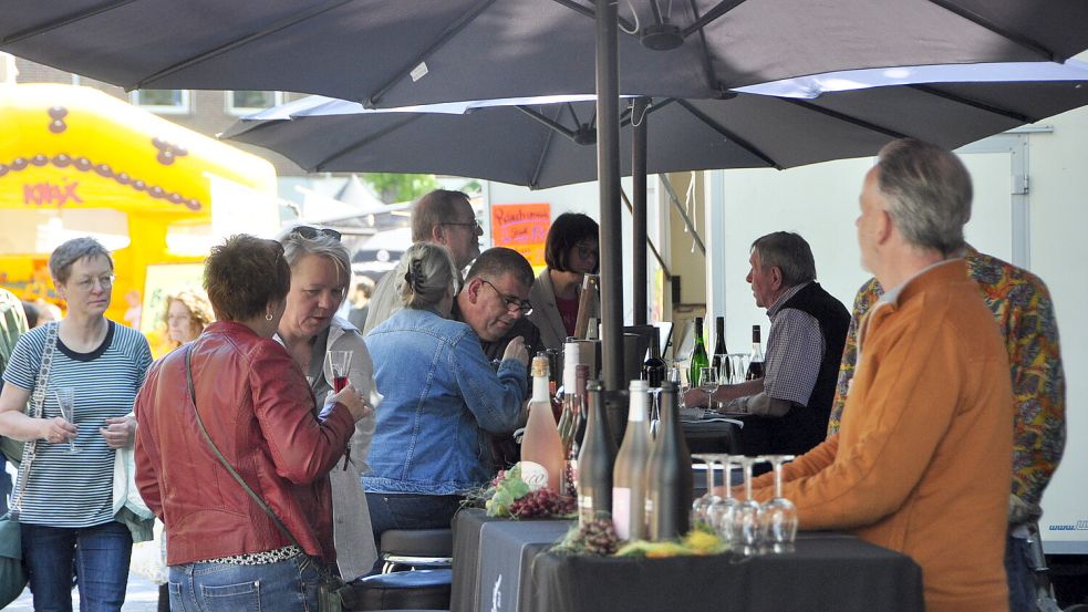 Unter anderem der Lekkermarkt soll mit den Zuschüssen mitfinanziert werden. Foto: Wolters/Archiv