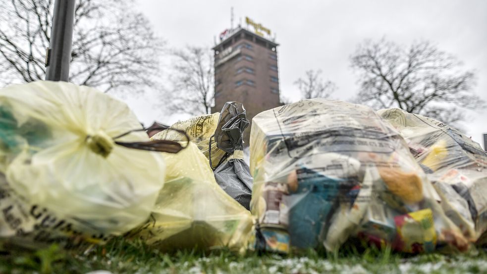 Gelbe Säcke werden weiterhin kostenlos abgeholt. Foto: Ortgies