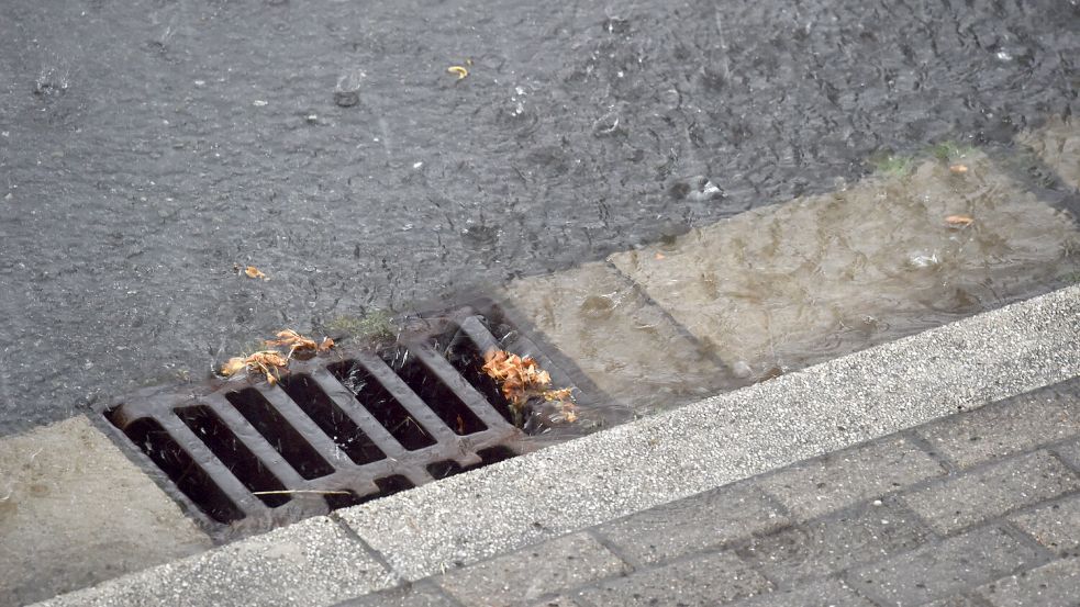 Für die Entsorgung von Niederschlagswasser fallen Gebühren an. Foto: dpa